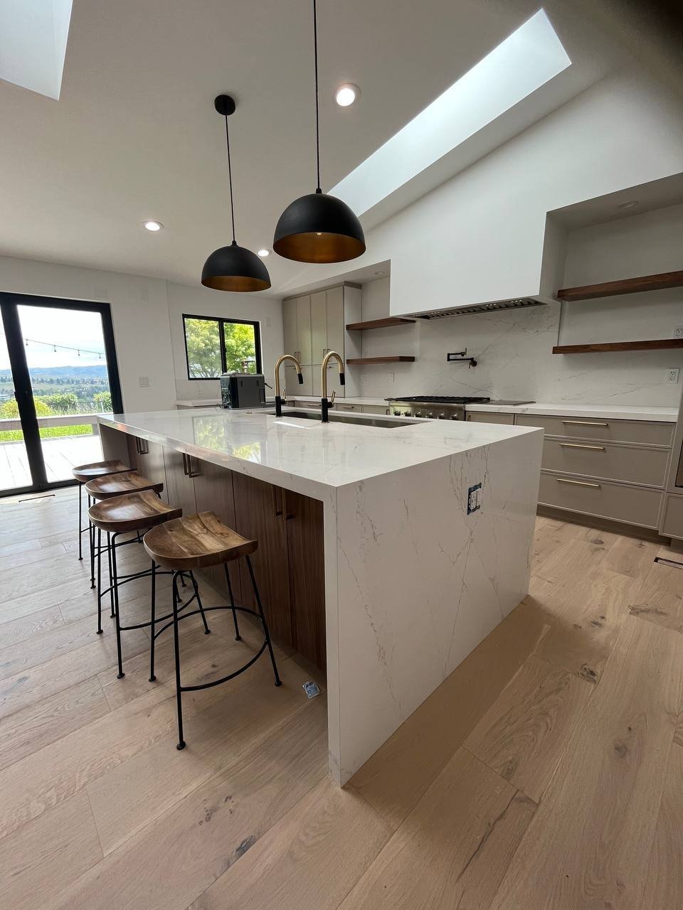 Contemporary Kitchen With A Coordinated Beverage Bar Area Kitchen Remodel by Rod Co Renovation co project photo